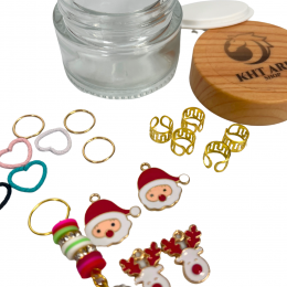 Christmas charms for a hobby horse