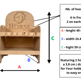 Stable for 2 hobby horses