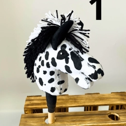 DRESSAGE hobby horse - BLACK A3