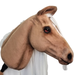 REALISTIC HOBBY HORSE - PALOMINO/PATCH