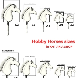 HOBBY HORSE PREMIUM – CHESTNUT WITH MOHAWK A2-A5
