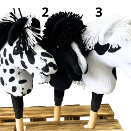 DRESSAGE hobby horse - BLACK A3