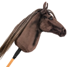 REALISTIC HOBBY HORSE – DARK CHESTNUT/BALAYAGE MANE