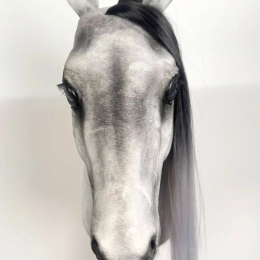 DRESSAGE REALISTIC HOBBY HORSE – GREY