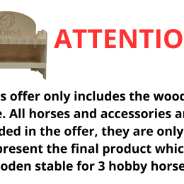 Stable for 3 hobby horses