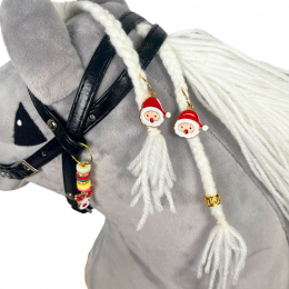 Christmas charms for a hobby horse