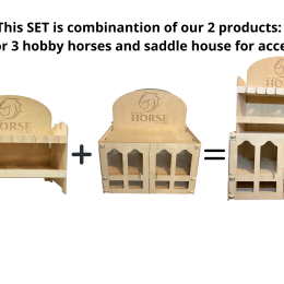 SET: STABLE PLUS SADDLEROOM