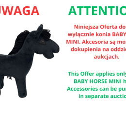 BABY HORSE MINI - black