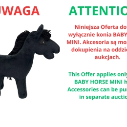 BABY HORSE MINI - black