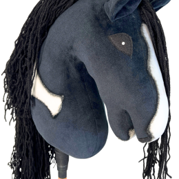 DRESSAGE hobby horse - BLACK A3